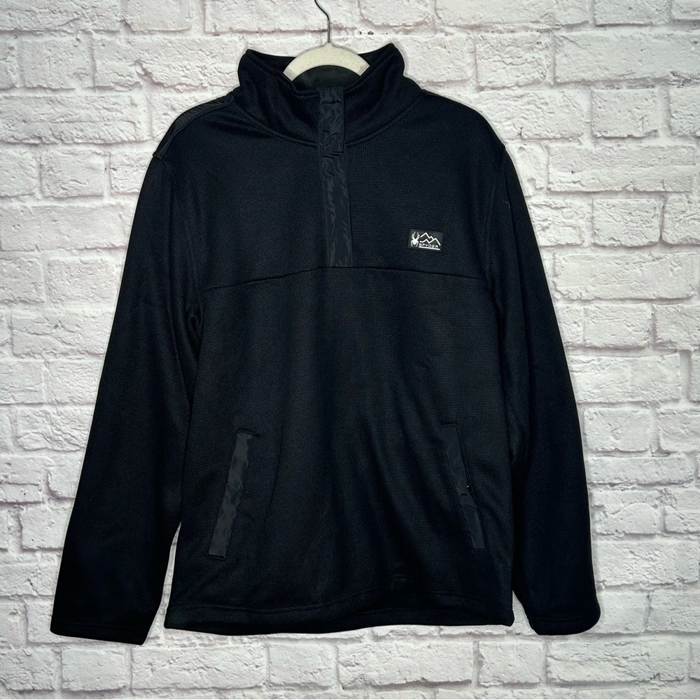 NWT Spyder Men’s Bonded Sweater Fleece Shirt - Picture 7 of 16